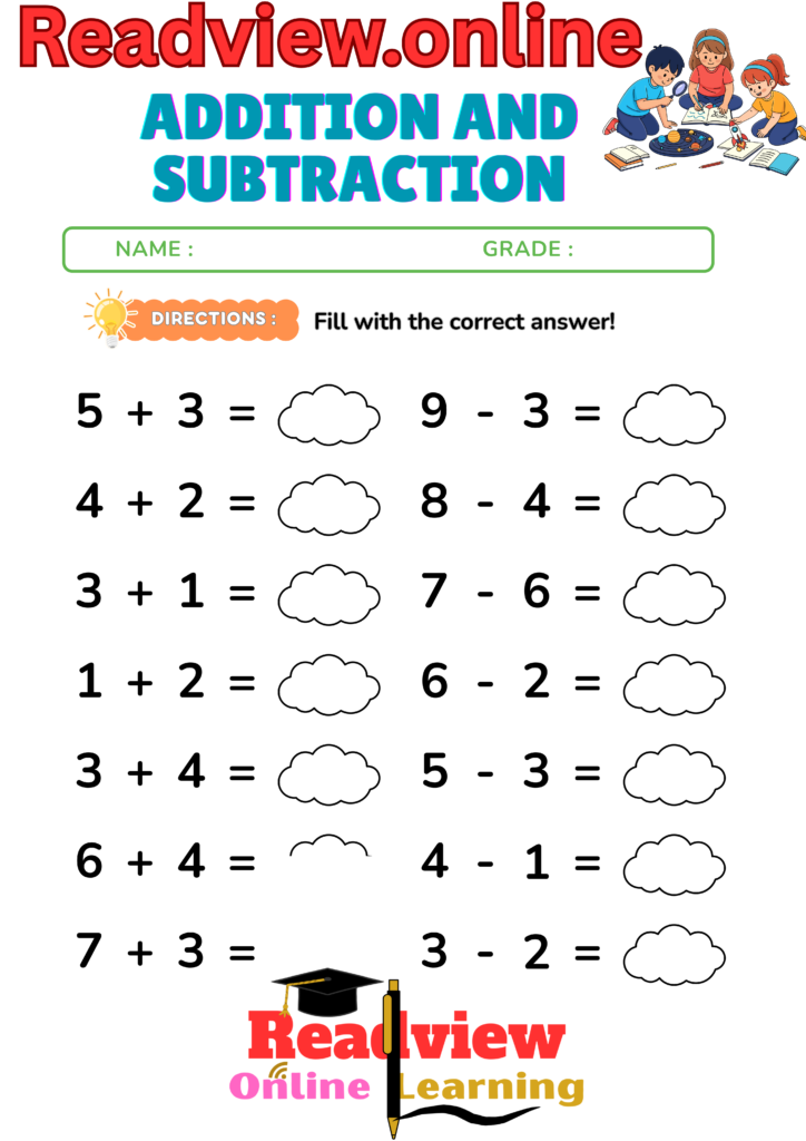 Adition abd subtraction